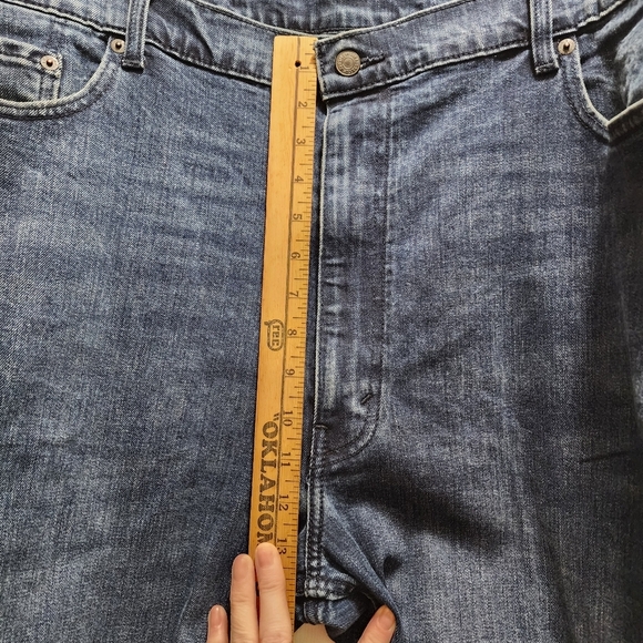 Levi’s 550 Jeans Men's 46x32 Blue Relaxed Straight Classic Dark Wash 46 X 32 - Picture 5 of 9